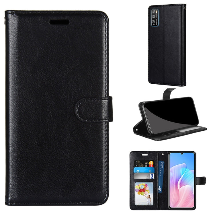 For Huawei Enjoy Z & Enjoy 20 Pro Pure Color Horizontal Flip PU Leather Case with Holder & Card Slots & Wallet & Photo Frame