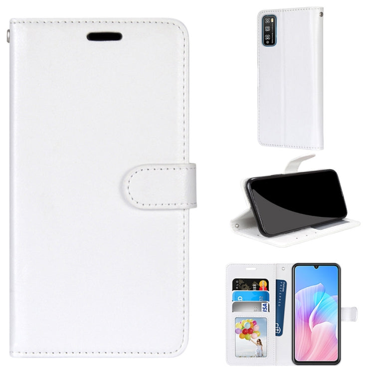 For Huawei Enjoy Z & Enjoy 20 Pro Pure Color Horizontal Flip PU Leather Case with Holder & Card Slots & Wallet & Photo Frame