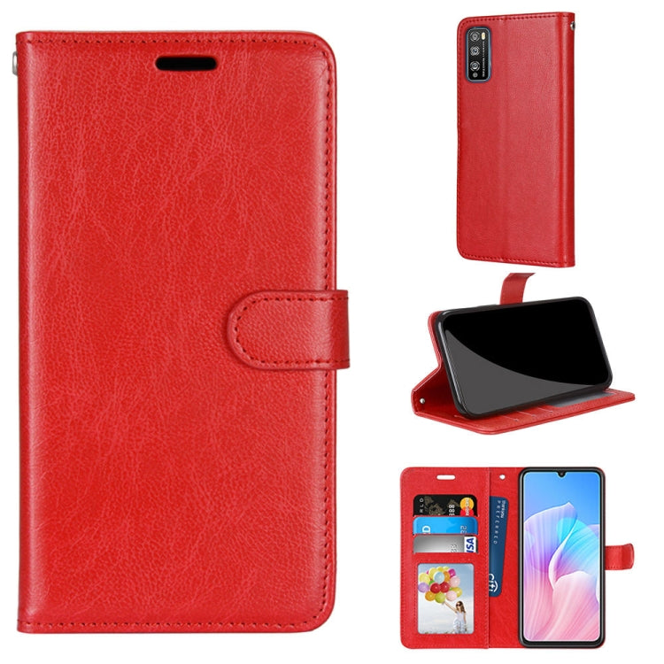For Huawei Enjoy Z & Enjoy 20 Pro Pure Color Horizontal Flip PU Leather Case with Holder & Card Slots & Wallet & Photo Frame