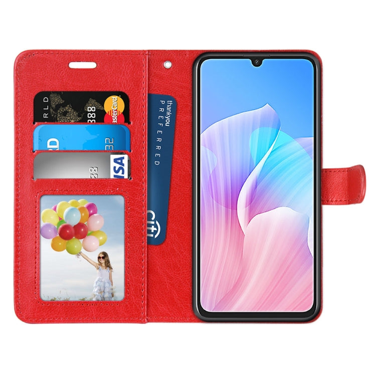 For Huawei Enjoy Z & Enjoy 20 Pro Pure Color Horizontal Flip PU Leather Case with Holder & Card Slots & Wallet & Photo Frame