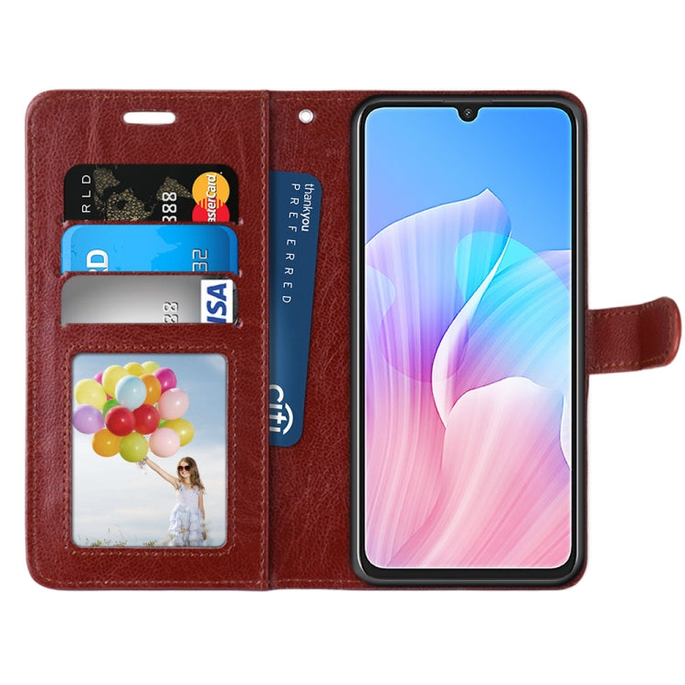 For Huawei Enjoy Z & Enjoy 20 Pro Pure Color Horizontal Flip PU Leather Case with Holder & Card Slots & Wallet & Photo Frame