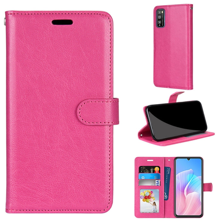 For Huawei Enjoy Z & Enjoy 20 Pro Pure Color Horizontal Flip PU Leather Case with Holder & Card Slots & Wallet & Photo Frame