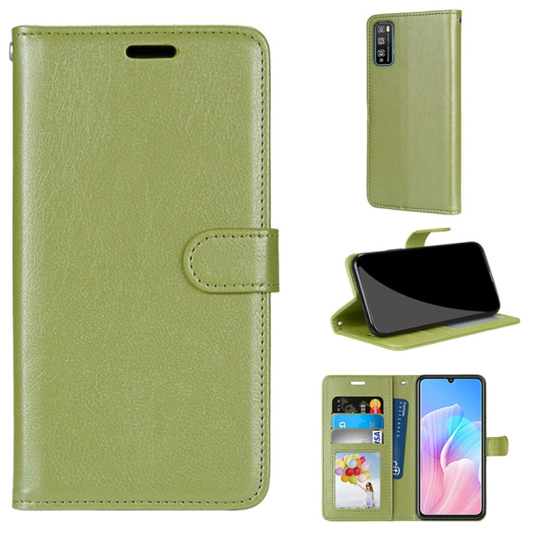For Huawei Enjoy Z & Enjoy 20 Pro Pure Color Horizontal Flip PU Leather Case with Holder & Card Slots & Wallet & Photo Frame