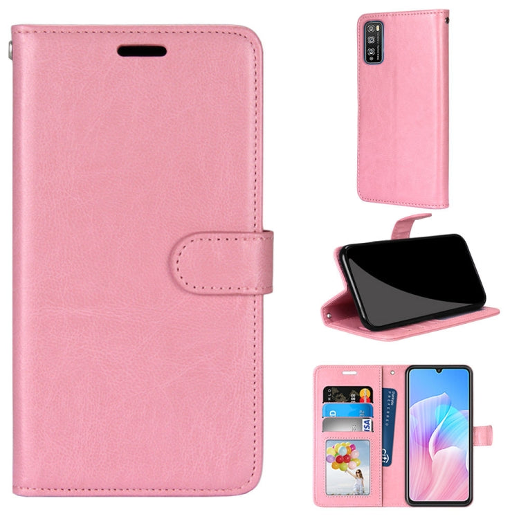 For Huawei Enjoy Z & Enjoy 20 Pro Pure Color Horizontal Flip PU Leather Case with Holder & Card Slots & Wallet & Photo Frame