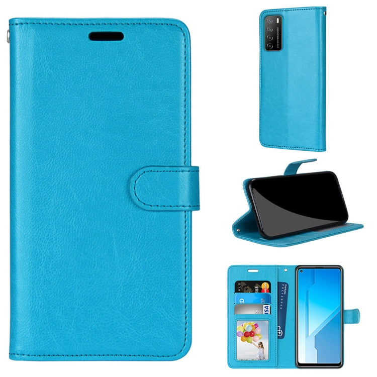 For Huawei Honor Paly4 Pure Color Horizontal Flip PU Leather Case with Holder & Card Slots & Wallet & Photo Frame
