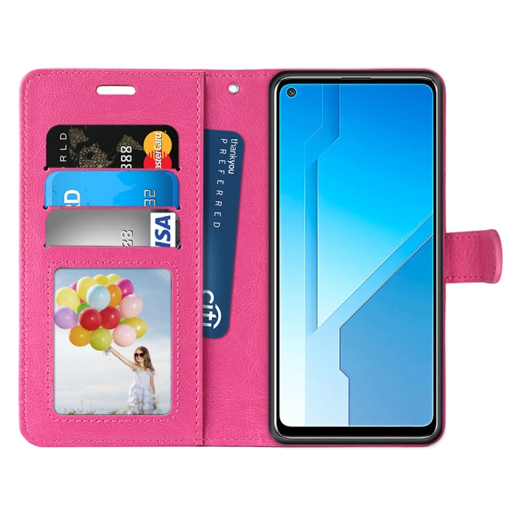For Huawei Honor Paly4 Pure Color Horizontal Flip PU Leather Case with Holder & Card Slots & Wallet & Photo Frame
