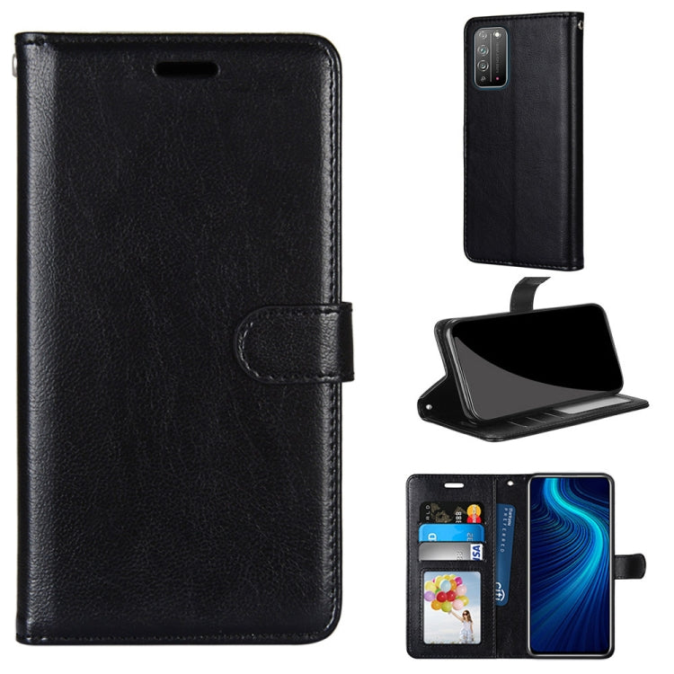 For Huawei Honor X10 & X10 Pro Pure Color Horizontal Flip PU Leather Case with Holder & Card Slots & Wallet & Photo Frame