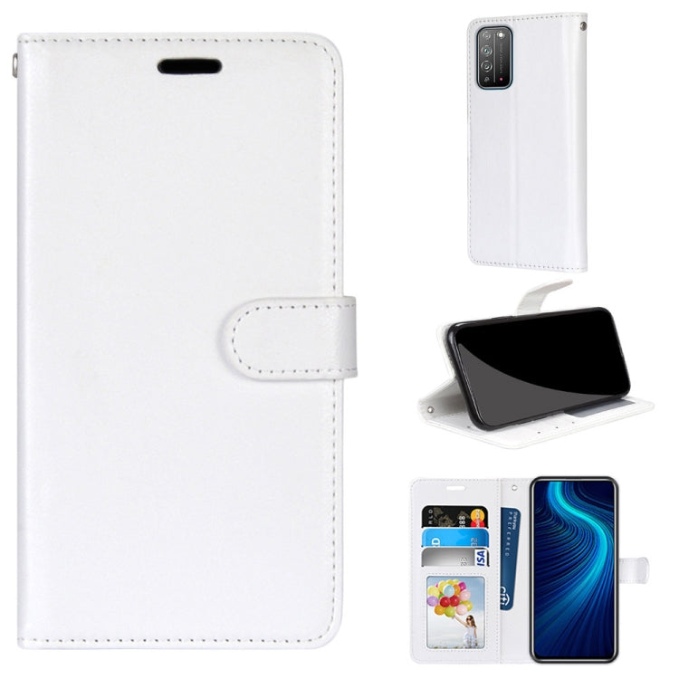 For Huawei Honor X10 & X10 Pro Pure Color Horizontal Flip PU Leather Case with Holder & Card Slots & Wallet & Photo Frame