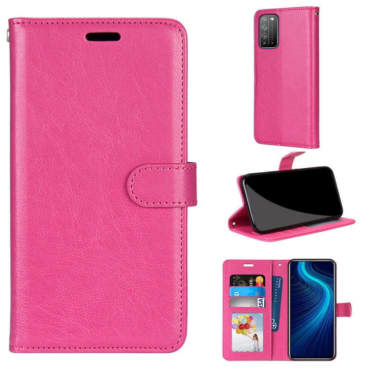 For Huawei Honor X10 & X10 Pro Pure Color Horizontal Flip PU Leather Case with Holder & Card Slots & Wallet & Photo Frame