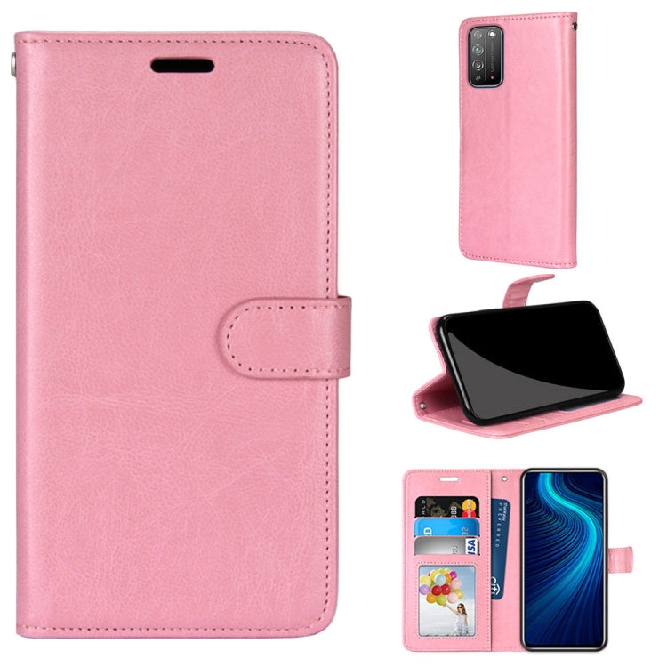For Huawei Honor X10 & X10 Pro Pure Color Horizontal Flip PU Leather Case with Holder & Card Slots & Wallet & Photo Frame