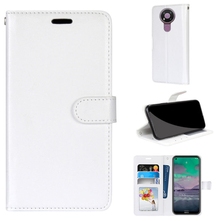 For Nokia 3.4 Pure Color Horizontal Flip PU Leather Case with Holder & Card Slots & Wallet & Photo Frame