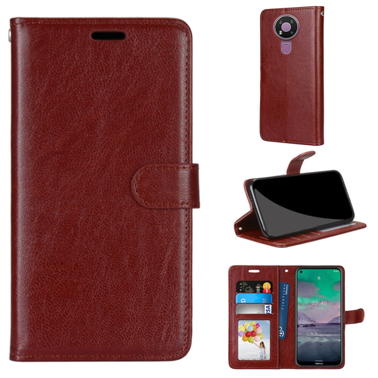 For Nokia 3.4 Pure Color Horizontal Flip PU Leather Case with Holder & Card Slots & Wallet & Photo Frame
