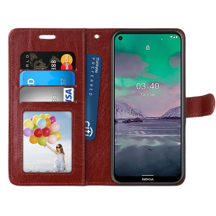 For Nokia 3.4 Pure Color Horizontal Flip PU Leather Case with Holder & Card Slots & Wallet & Photo Frame