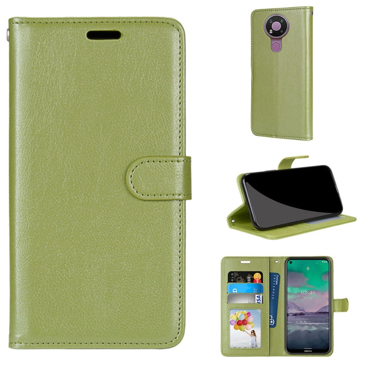 For Nokia 3.4 Pure Color Horizontal Flip PU Leather Case with Holder & Card Slots & Wallet & Photo Frame