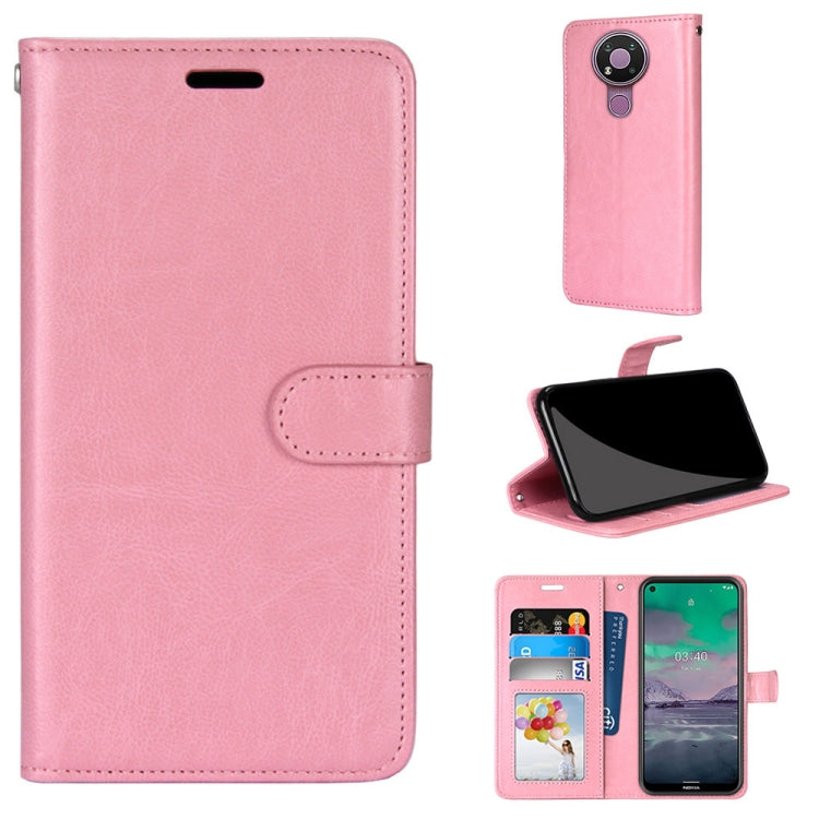 For Nokia 3.4 Pure Color Horizontal Flip PU Leather Case with Holder & Card Slots & Wallet & Photo Frame