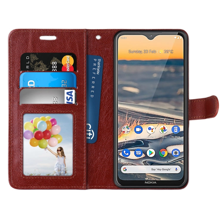 For Nokia 5.3 Pure Color Horizontal Flip PU Leather Case with Holder & Card Slots & Wallet & Photo Frame