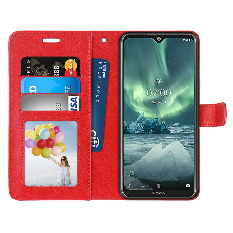 For Nokia 7.2 Pure Color Horizontal Flip PU Leather Case with Holder & Card Slots & Wallet & Photo Frame