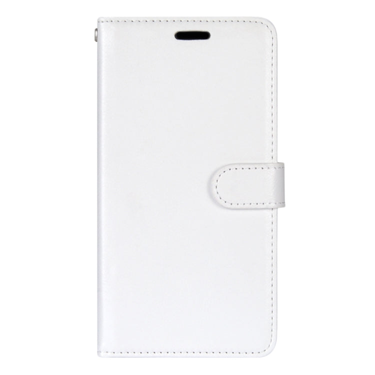 For ZTE Axon 11 5G Pure Color Horizontal Flip PU Leather Case with Holder & Card Slots & Wallet & Photo Frame