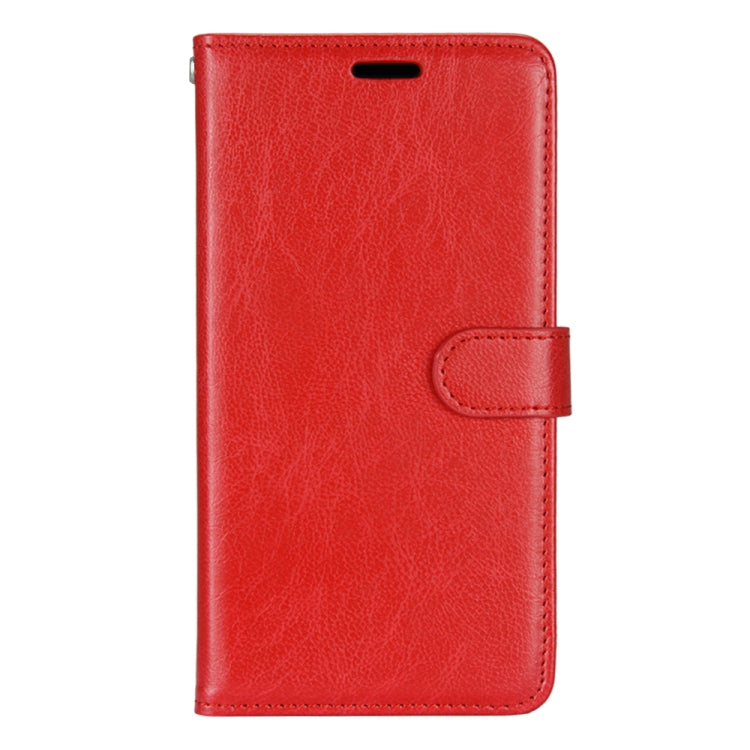 For ZTE Axon 11 5G Pure Color Horizontal Flip PU Leather Case with Holder & Card Slots & Wallet & Photo Frame