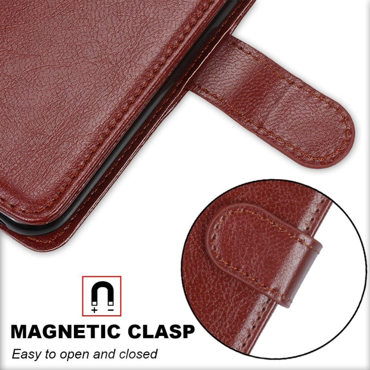 For ZTE Axon 11 5G Pure Color Horizontal Flip PU Leather Case with Holder & Card Slots & Wallet & Photo Frame