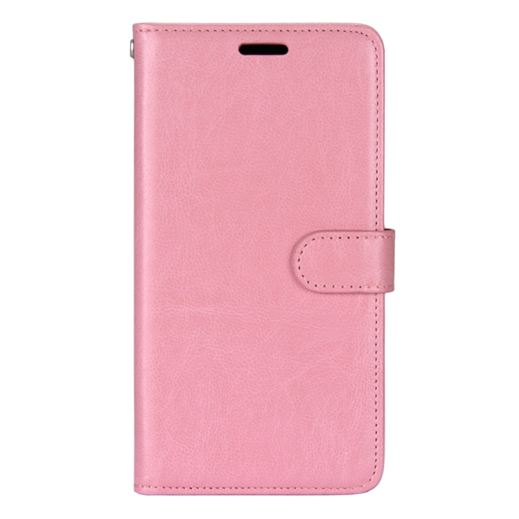 For ZTE Axon 11 5G Pure Color Horizontal Flip PU Leather Case with Holder & Card Slots & Wallet & Photo Frame