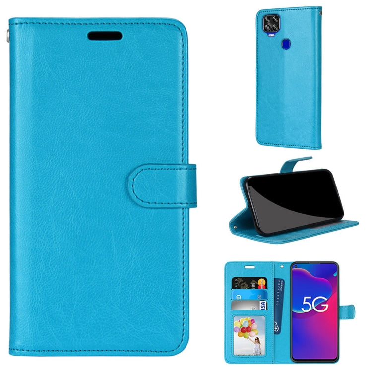 For ZTE Axon 11 SE 5G Pure Color Horizontal Flip PU Leather Case with Holder & Card Slots & Wallet & Photo Frame