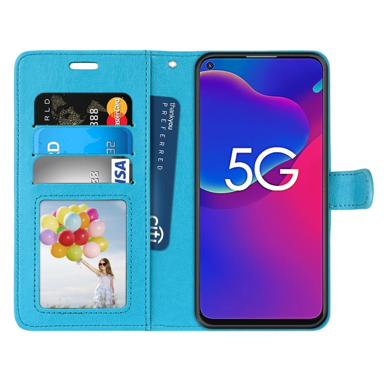 For ZTE Axon 11 SE 5G Pure Color Horizontal Flip PU Leather Case with Holder & Card Slots & Wallet & Photo Frame