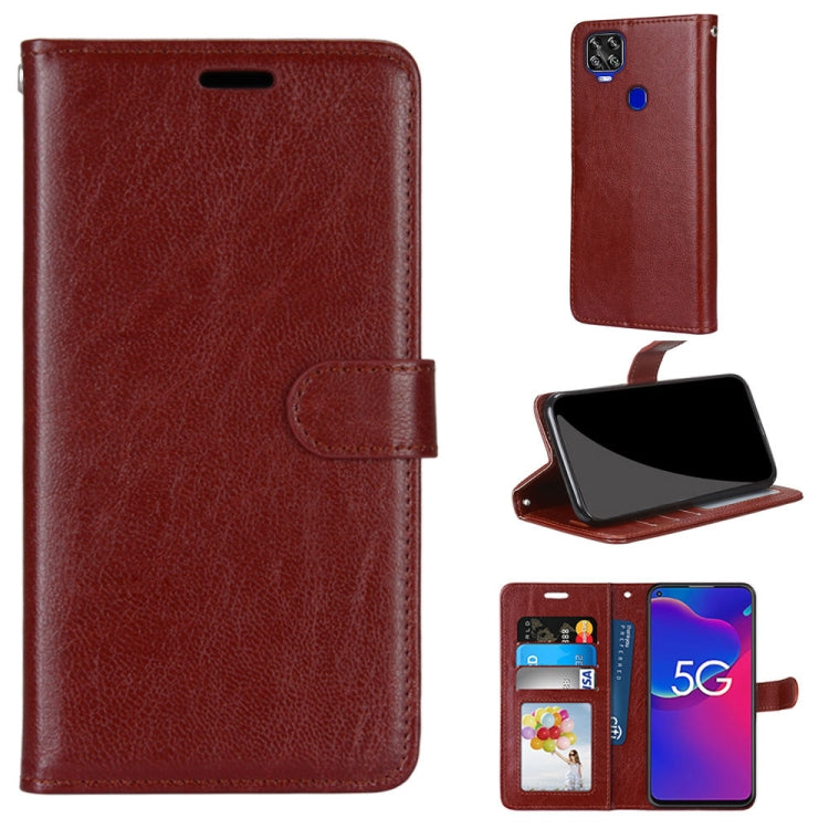For ZTE Axon 11 SE 5G Pure Color Horizontal Flip PU Leather Case with Holder & Card Slots & Wallet & Photo Frame