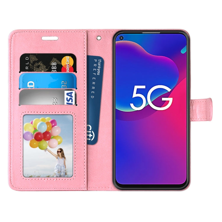 For ZTE Axon 11 SE 5G Pure Color Horizontal Flip PU Leather Case with Holder & Card Slots & Wallet & Photo Frame