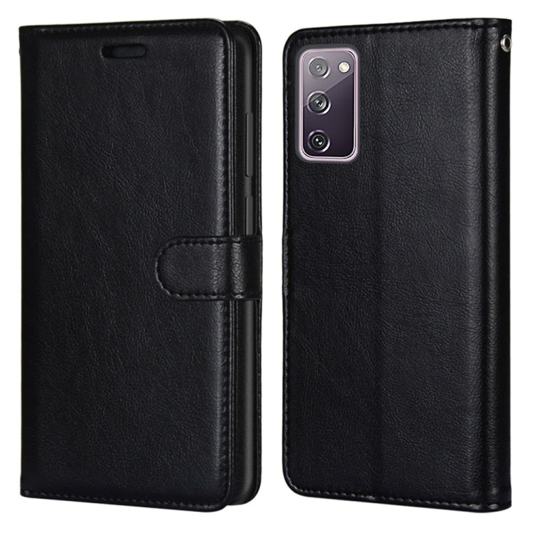 For Samsung Galaxy S20 FE 5G Pure Color Horizontal Flip PU Leather Case with Holder & Card Slots & Wallet & Photo Frame