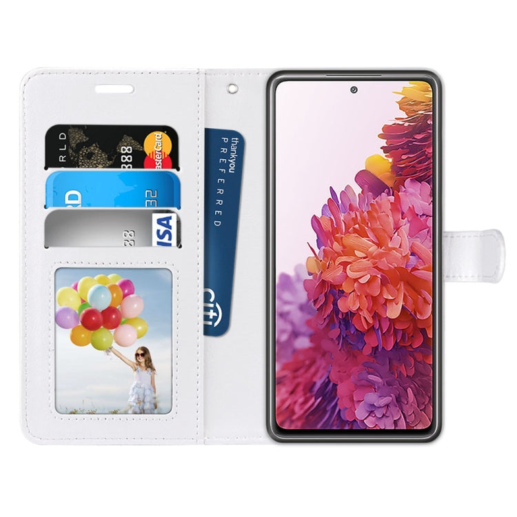 For Samsung Galaxy S20 FE 5G Pure Color Horizontal Flip PU Leather Case with Holder & Card Slots & Wallet & Photo Frame