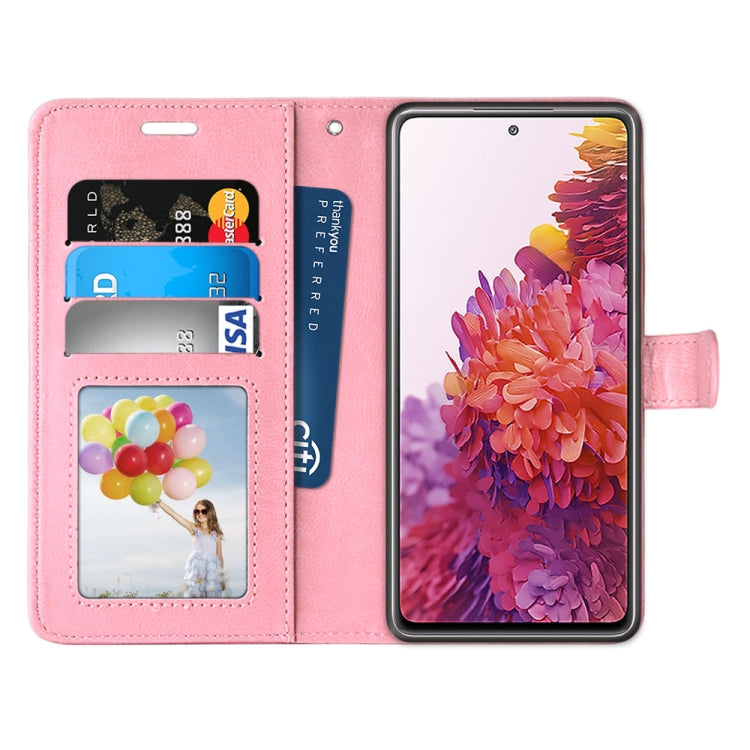 For Samsung Galaxy S20 FE 5G Pure Color Horizontal Flip PU Leather Case with Holder & Card Slots & Wallet & Photo Frame