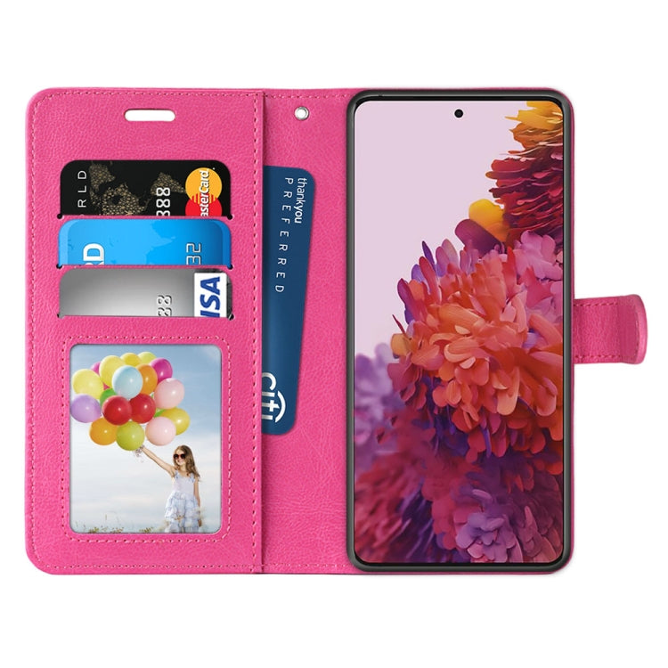 For Samsung Galaxy S21 Ultra 5G Pure Color Horizontal Flip PU Leather Case with Holder & Card Slots & Wallet & Photo Frame