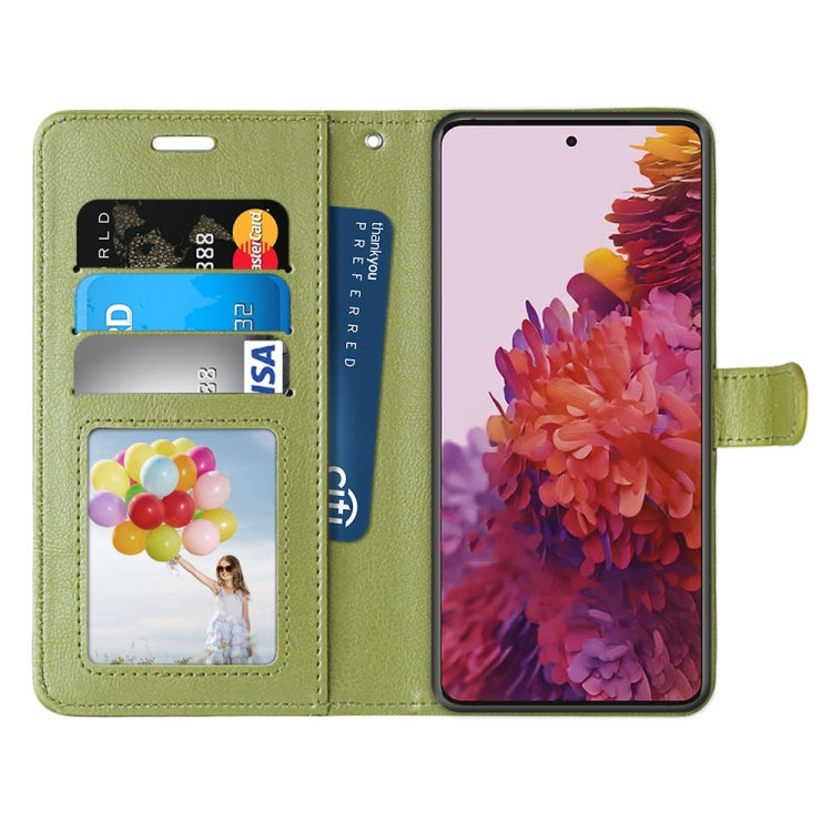 For Samsung Galaxy S21 Ultra 5G Pure Color Horizontal Flip PU Leather Case with Holder & Card Slots & Wallet & Photo Frame