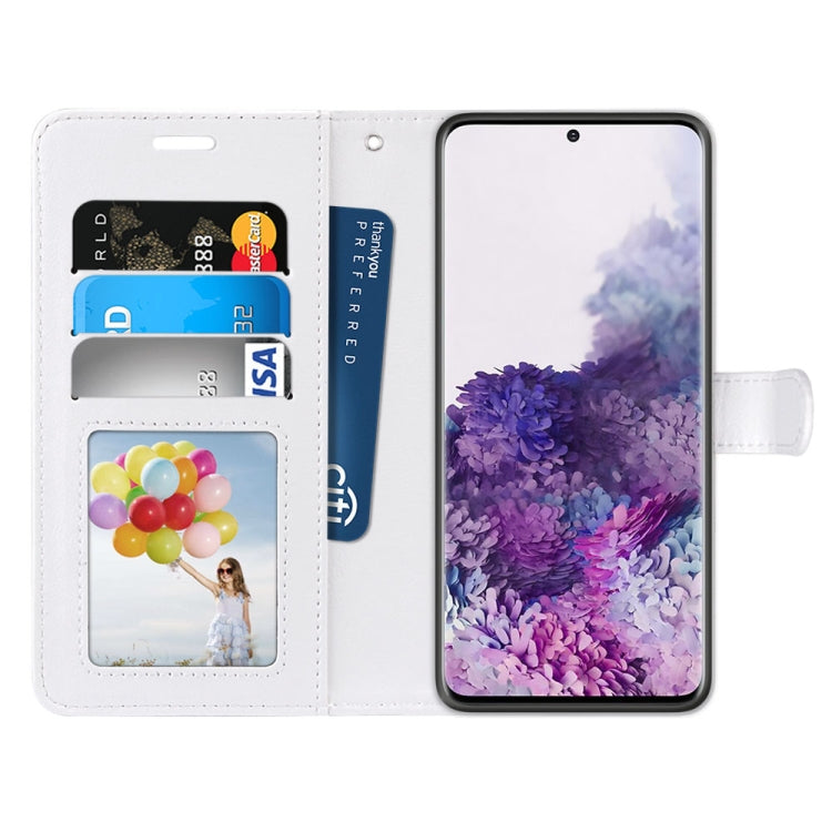 For Samsung Galaxy S21+ 5G Pure Color Horizontal Flip PU Leather Case with Holder & Card Slots & Wallet & Photo Frame