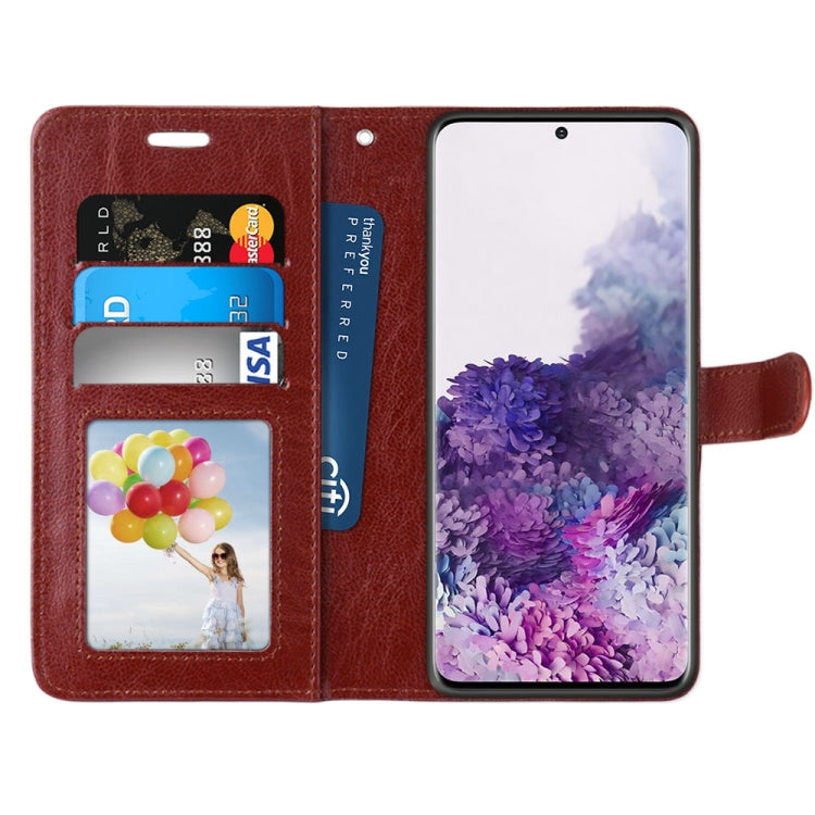 For Samsung Galaxy S21+ 5G Pure Color Horizontal Flip PU Leather Case with Holder & Card Slots & Wallet & Photo Frame