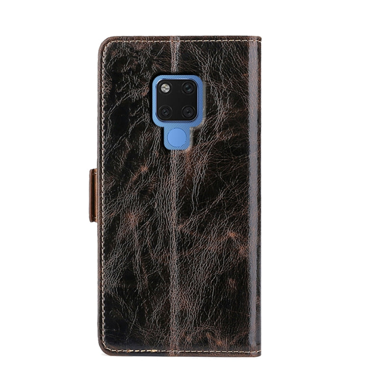 For Huawei Mate 20 Knead Pattern Texture Side Buckle Horizontal Flip Leather Case with Holder & Card Slots