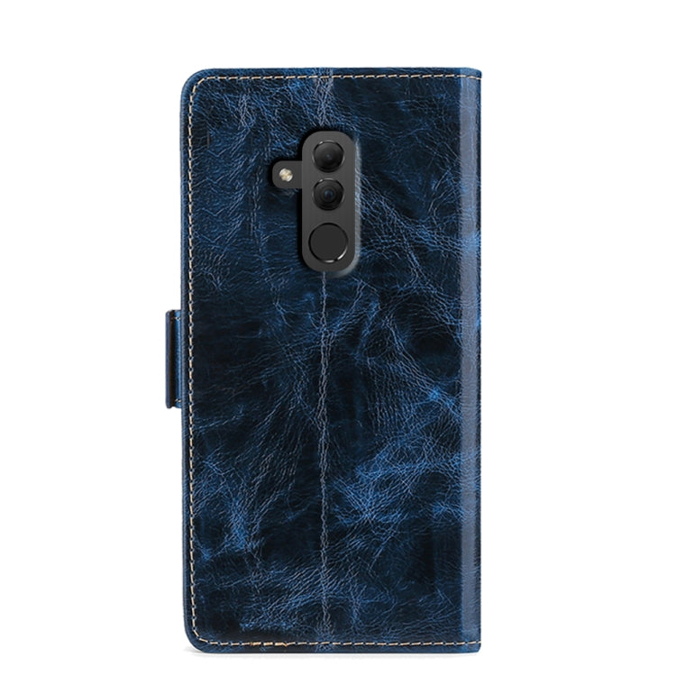 For Huawei Mate 20 Lite Knead Pattern Texture Side Buckle Horizontal Flip Leather Case with Holder & Card Slots