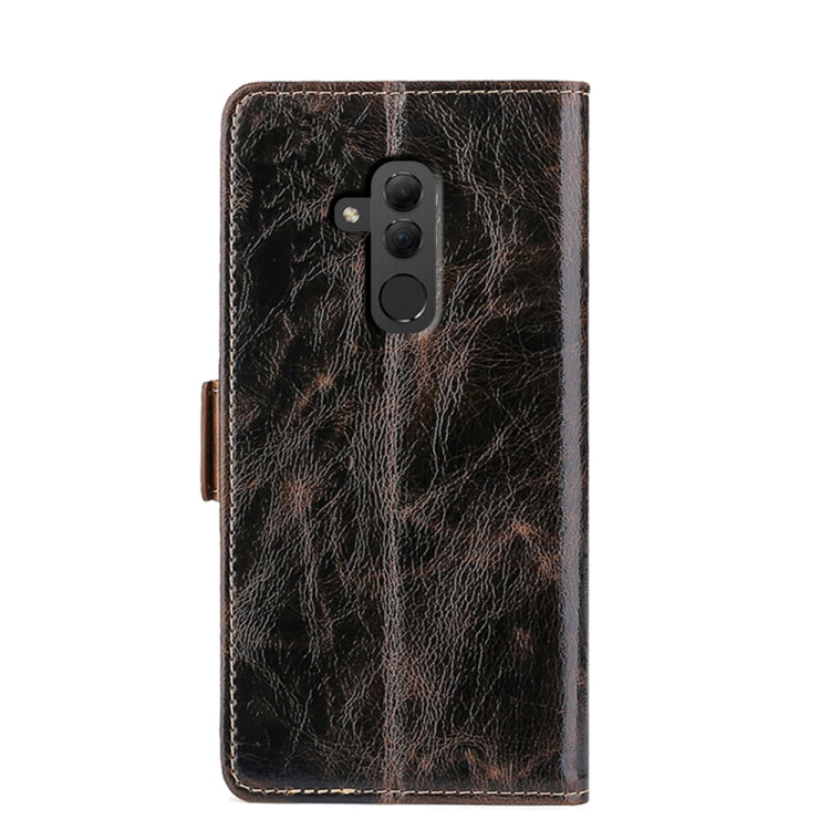 For Huawei Mate 20 Lite Knead Pattern Texture Side Buckle Horizontal Flip Leather Case with Holder & Card Slots