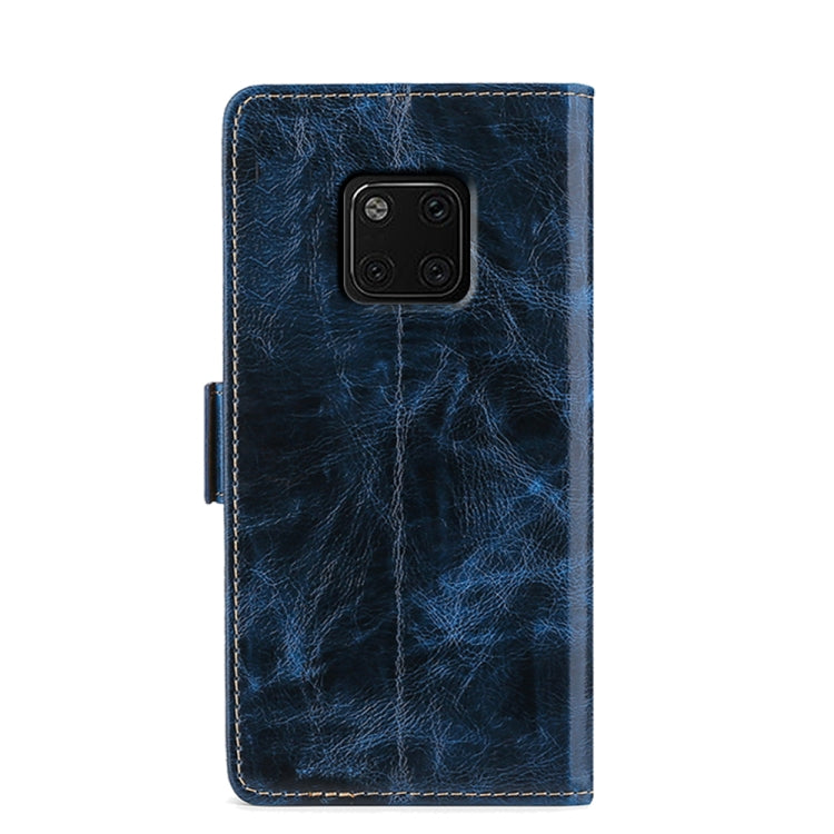 For Huawei Mate 20 Plus Knead Pattern Texture Side Buckle Horizontal Flip Leather Case with Holder & Card Slots