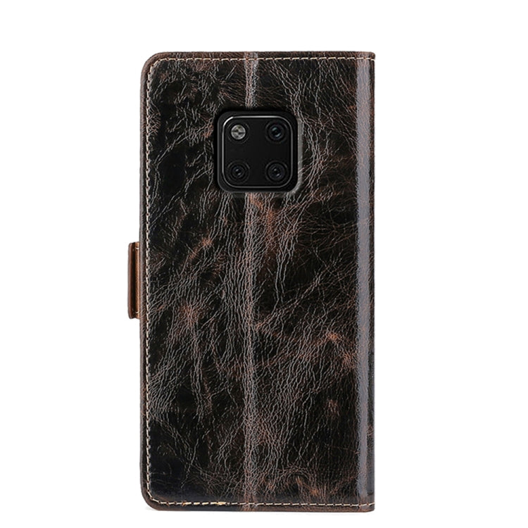 For Huawei Mate 20 Plus Knead Pattern Texture Side Buckle Horizontal Flip Leather Case with Holder & Card Slots