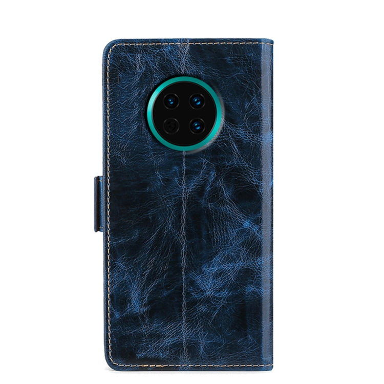 For Huawei Mate 30 Knead Pattern Texture Side Buckle Horizontal Flip Leather Case with Holder & Card Slots