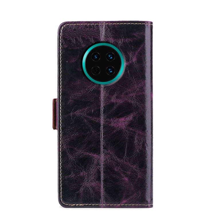 For Huawei Mate 30 Knead Pattern Texture Side Buckle Horizontal Flip Leather Case with Holder & Card Slots