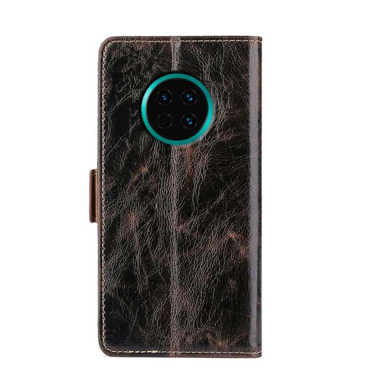 For Huawei Mate 30 Knead Pattern Texture Side Buckle Horizontal Flip Leather Case with Holder & Card Slots