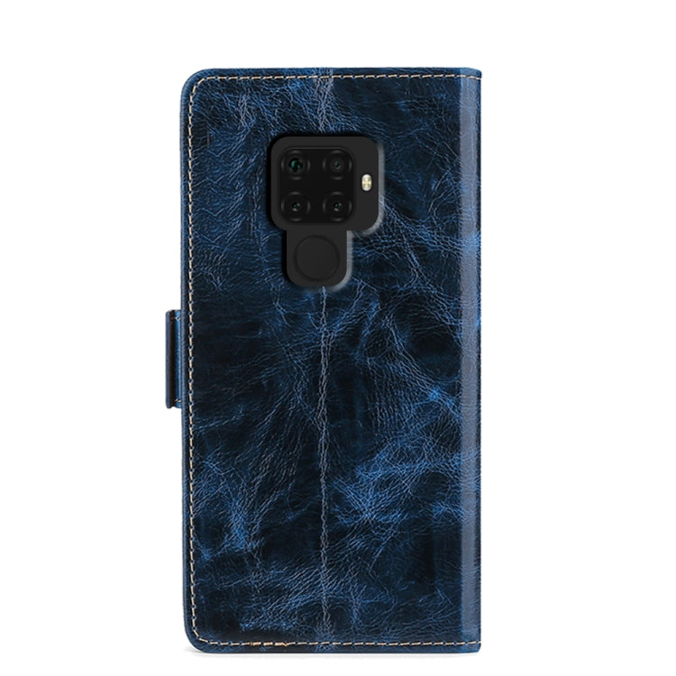 For Huawei Mate 30 Lite Knead Pattern Texture Side Buckle Horizontal Flip Leather Case with Holder & Card Slots