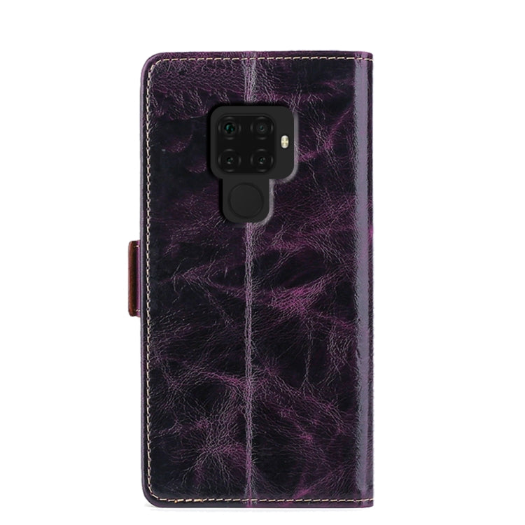 For Huawei Mate 30 Lite Knead Pattern Texture Side Buckle Horizontal Flip Leather Case with Holder & Card Slots