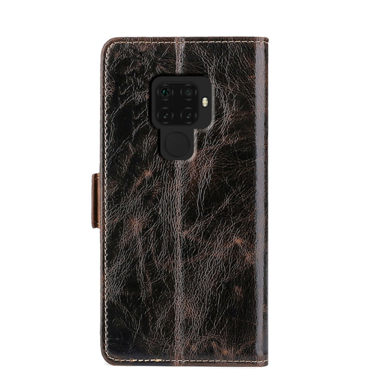 For Huawei Mate 30 Lite Knead Pattern Texture Side Buckle Horizontal Flip Leather Case with Holder & Card Slots