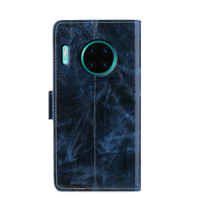 For Huawei Mate 30 Pro Knead Pattern Texture Side Buckle Horizontal Flip Leather Case with Holder & Card Slots