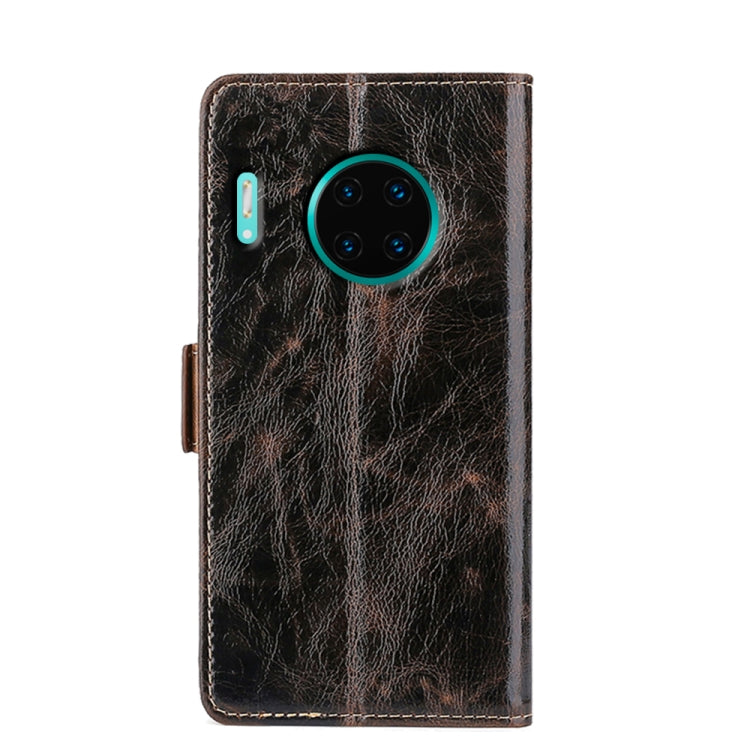 For Huawei Mate 30 Pro Knead Pattern Texture Side Buckle Horizontal Flip Leather Case with Holder & Card Slots