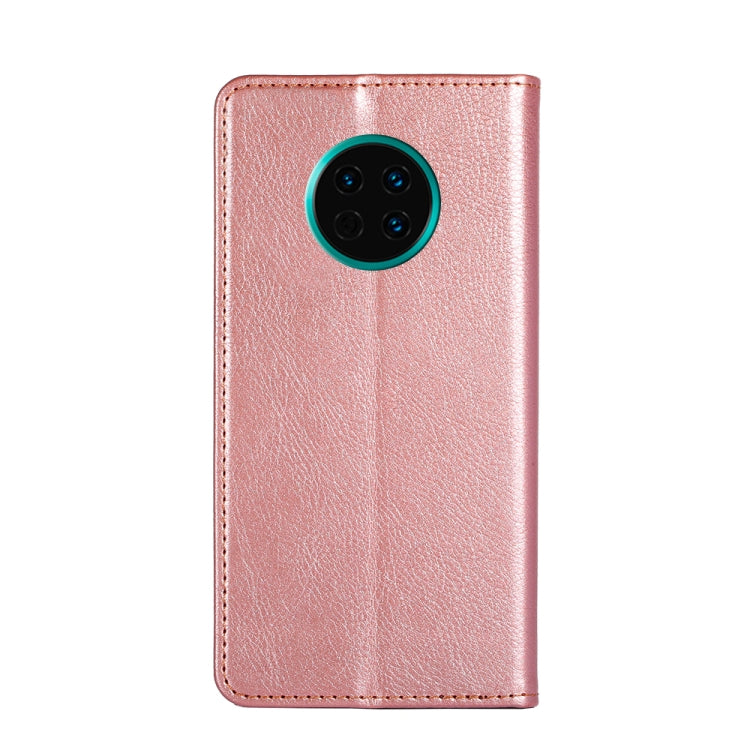 For Huawei Mate 30 PU + TPU Gloss Oil Solid Color Magnetic Horizontal Flip Leather Case with Holder & Card Slot & Wallet